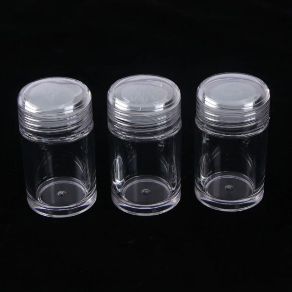 10g Mini -nachfüllbare Flaschen für Augenbrauenpulver Nagellackpulver transparent Kunststoff leeres Make -up -Unterpackungsglas Großhandel Großhandel