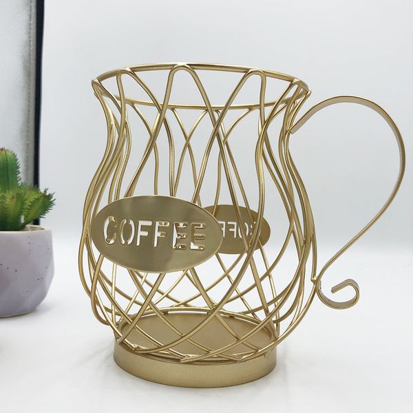 Universal Coffee Capsule Basket Basket Vintage Coffee Pod Box Black For Home Cafe Restaurant Tea Room обслуживание кафе кафе