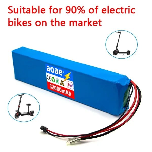36 V 10S3P 32AH 18650 Lithium -Akku Elektromotiven Batterie Elektrische Motorradbatterie 350/500W