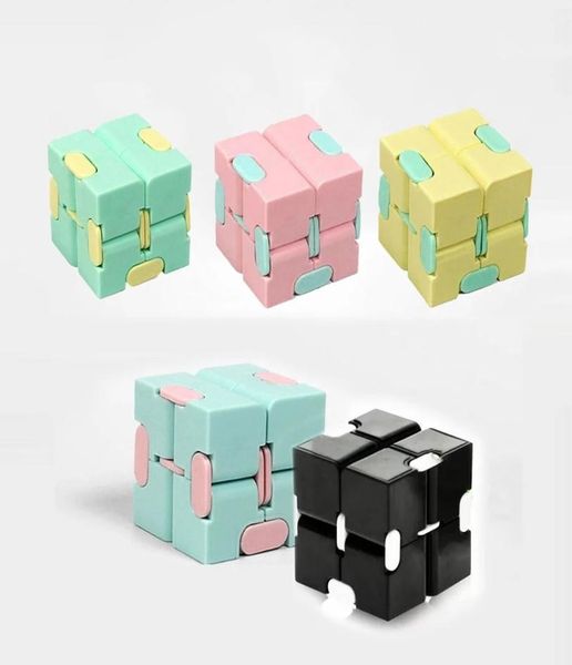 Infinity Cube Candy Color Puzzle Anti Toy Finger Hand Spinners Fun Toys for Adult Toys2575161