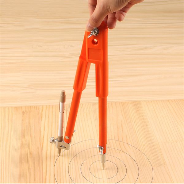 Pro Carpenter Compass для деревообработки 25/40 см. Compass Scriber Scriber Circle с карандашной шариковой ручкой для геометрического рисования