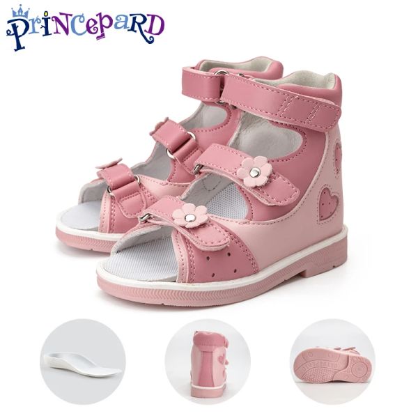 Bambini Sandali ortopedici Princepard Summer Correttivo AFO Leather Support Support for Kids With Thomas Sole Size 20-35