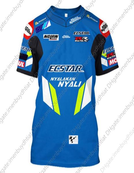 2022 una squadra di corse Men039s Thirts Moto per Suzuki GSX Riding Sports NOVITÀ NO Knigh Cashing Casual traspirato 6R904382310