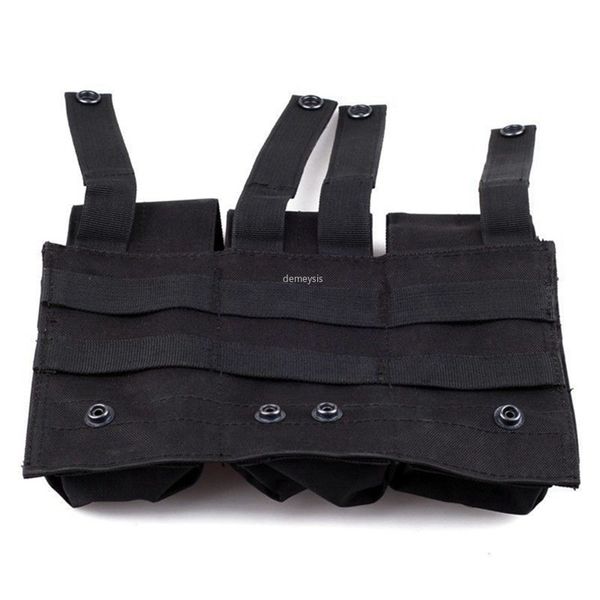 Tactical Molle Triple Magazine Mourtes Triple Shooting Mag Pouch Wargame Пейнтбольный мешочек для M14 AK47