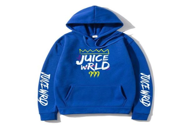 2020 Blue Black White Red J uicewrd Hoodie Sweatshirt Juice Wrd Juice Wrd Juicewrd Trap Rap Regenbogen -Störs Juice World Hoody X9583434