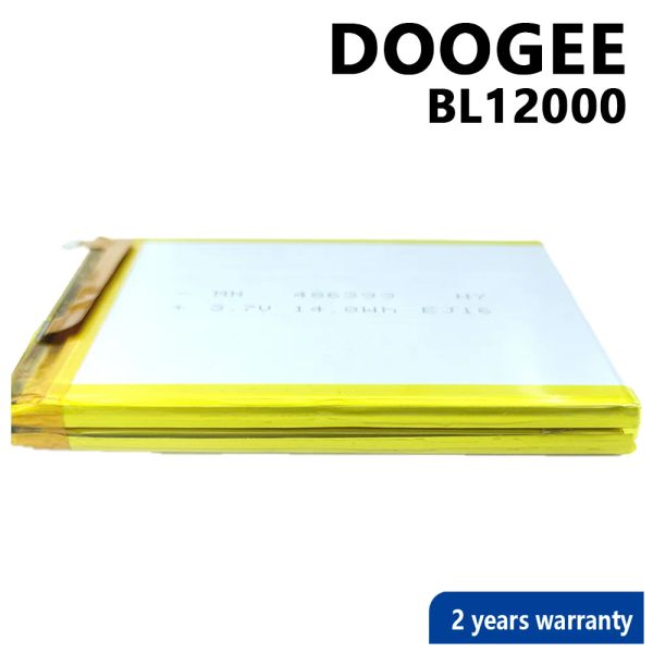 Sostituzione originale al 100% BLE 12000 12000Mah Batteria per Doogee BL12000 BATTERIA DEL TELEFONO CHE NUOVA SOSTITUZIONE CONTRO CON NUOVA