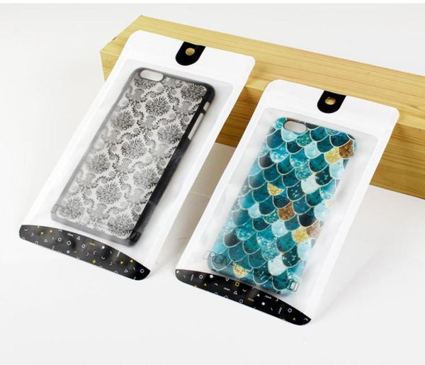 500 PCs Bolsas postais personalizadas para iPhone X Case Bags de varejo para iPhone 8 Case Sacos de embalagem de plástico para nota 8 case4078197