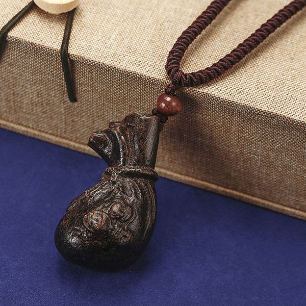 Anhänger Halskette 2023 Boho Schmuck Ethnisch Stil Langhand mit Perlenholz Elefant Halskette für Frauen Preis ordnungsgemäß