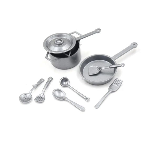 10-15pcs/lotto tazza di tazze da tazza tavolo da tavolo set di bamboli in miniatura bambola cucina cucina accessori per soggiorno 1:12 scala