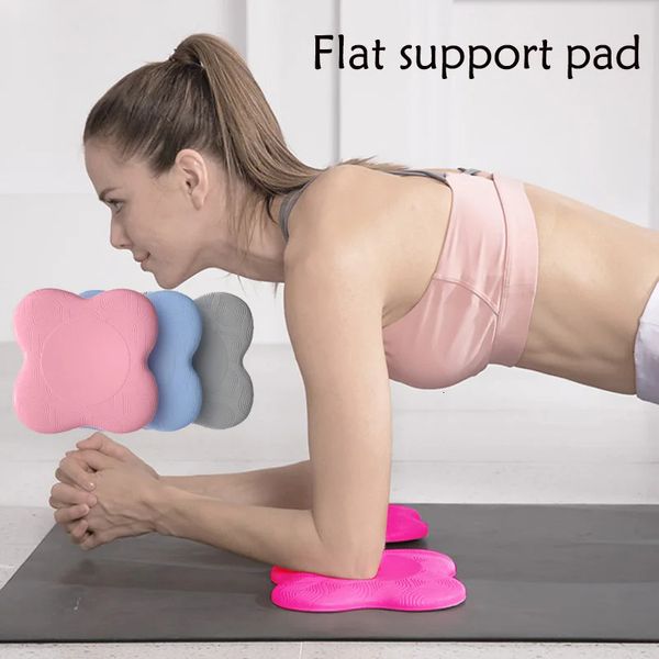 Verdickte Yoga Kniehols Kissen Handgelenk Hände für Beinarm Ellbogen Gleichgewicht Fitness Pilates Yogamatte TPE MAT 2PCS 240325