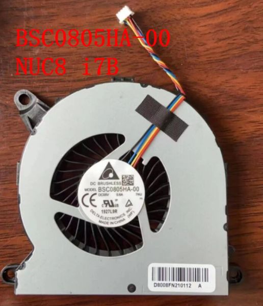 Freve di raffreddamento per Intel Nuc Nuc8i7beh Nuc8i5beh Nuc8i3beh BSC0805HA00 M.2+SATA3 BAZB0808R5H D08008FN200330 ALLINONE