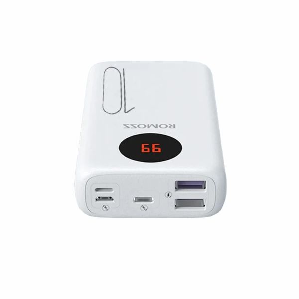 Romoss Power Bank 10000mAh portátil Bateria externa de carregamento rápido Mini PowerBank Original Charger Original para iPhone 15 14