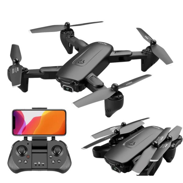 Dronlar F6 GPS Drone 4K Kamera HD FPV Drone'lu Me Me 5G WiFi Optik Akış Katlanabilir RC Quadcopter Profesyonel Dron
