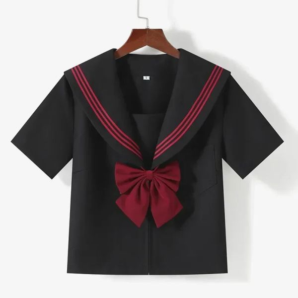 Signi neri delle gonne ortodosse Student Student Stupt Girl Class Anime Sailor School Korean Style Giappone Usile di cosplay