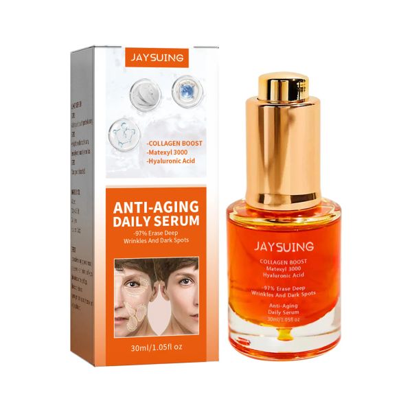 Deep Anti Wrinkle Serum Dark Spot Corrector per il viso Fade Fine linee Sollevando il collagene sbiancante Boost siero anti -invecchiamento