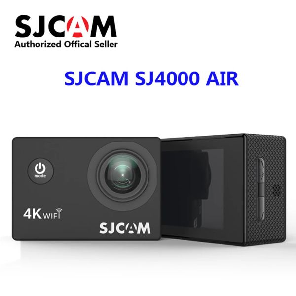 Câmera de ação aérea de câmeras sjcam sj4000 2,0 polegadas LCD 4K 30FPS 170 ° Câmera de DV esportiva à prova d'água de angulares de 30 metros de largura de 30 metros