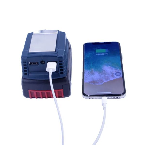 Ladegeräte Dual USB -Adapter -Konverter GAA 18V24 für Bosch 18V Liion Batterie USB -Ladungstrain -Werkzeug Teile Zubehör Batterieadapter