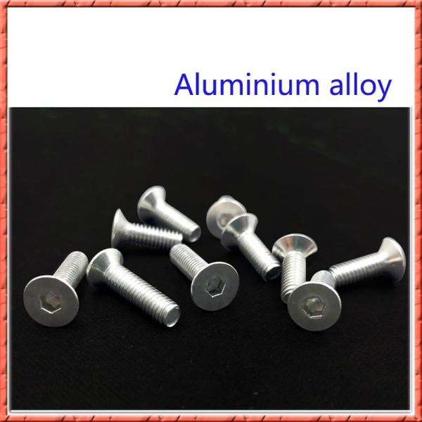50-100pcs/lote m3/m4/m5/m6/m8*l liga de alumínio de alumínio