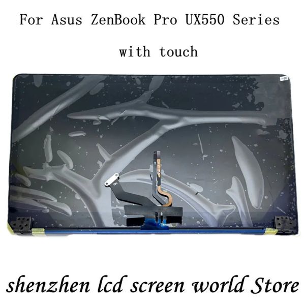 ASUS ZENBOOK Pro UX550 Serisi UX550VE UX550VD UX550GE UX550GD LCD Dokunmatik Ekran Üst Yarım Parça Değiştirme Orijinal