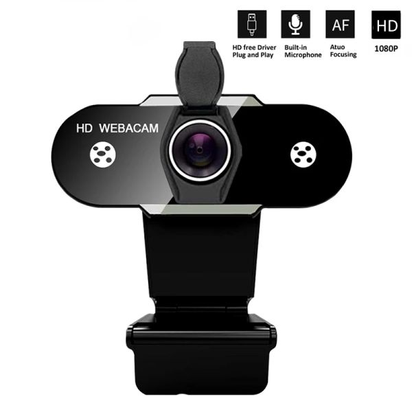 Webcams 2k full hd 1080p webcam computer web fotocamera Web con microfono per la conferenza di videochiamata di videochiamata workcamara web para pc