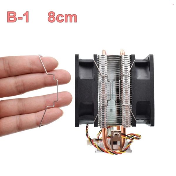 Clipe do ventilador 8/9/2 para montagem de ventilador cm em refrigeradores de cpu clipe de aço fácil de construir 2pcs