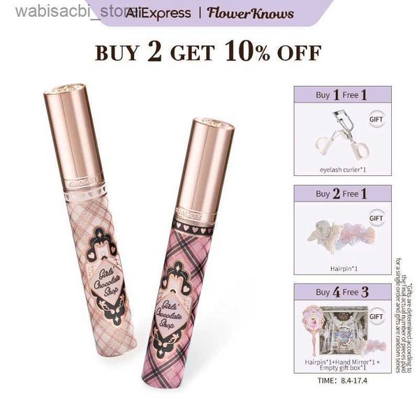 Mascara Flower Knows Chocolate Wonder-Shop mascara da 3,5 ml di ciglia Allplose Mascara Wateroproof Beauty Makeup L49