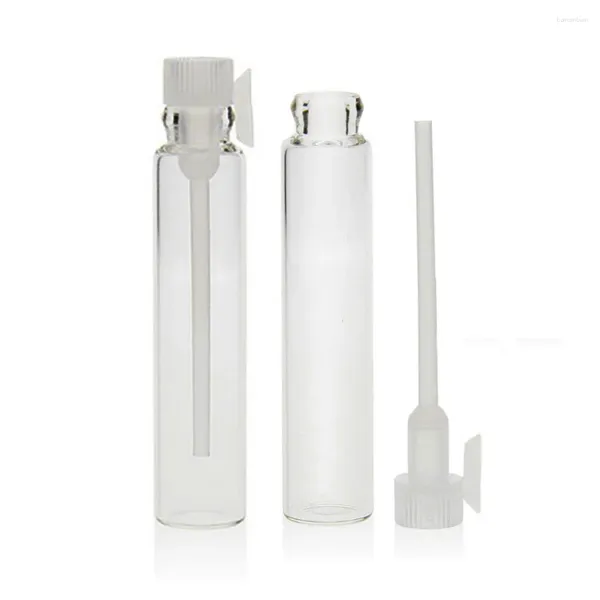 Speicherflaschen 20pcs 1 ml Glasflasche Mini Parfüm Set nachfüllbarer leerer Fahrt Flüssigkeit Flüssigrohr