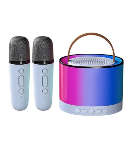 K52 Karaoke Mikrofon Hoparlör Üst düzey Bluetooth Audio KTV Küçük Ev Profesyonel Çocuk Şarkı Söyleyen Bluetooth Hoparlör Sütunu