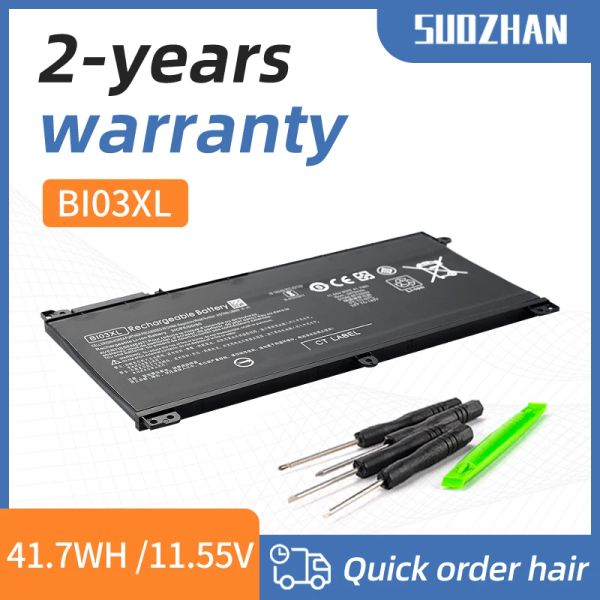 Baterias Suozhan Bi03xl On03xl Bateria de laptop para fluxo HP 14AX000 Pavilion X360 13U000 Pavilion x360 M3U000 13U000 HSTNNUB6W