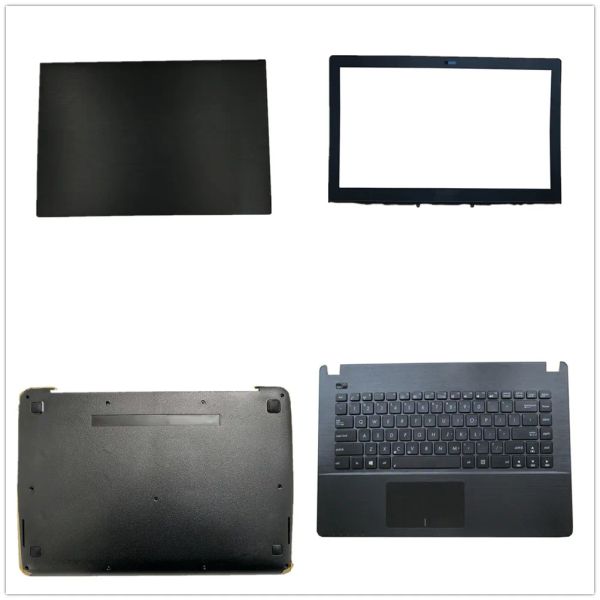 Schede per laptop tastiera per laptop LCD Copertura posteriore della parte superiore della guscio di guscio Custodia inferiore per Asus Q551 Q551L Q551LB Q551LN Black US