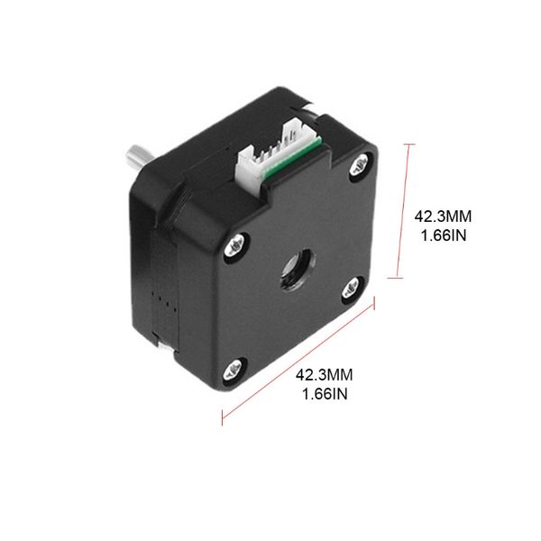 17HS4023 NEMA17 MOTOR DE INTERIDADE DE IMPRESSORA 3D para Titan Extrusher 4 leades 1,0 A NEMA 17 42 Motor para peças de impressora CNC 3D