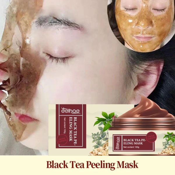 Maschera per il viso sbiancante di Eelhoe Maschera facciale Deep Pori Pulizia Diebri Darks Acne Trattamento Acne Riduzione del controllo olio Pori Maschera di tè nero