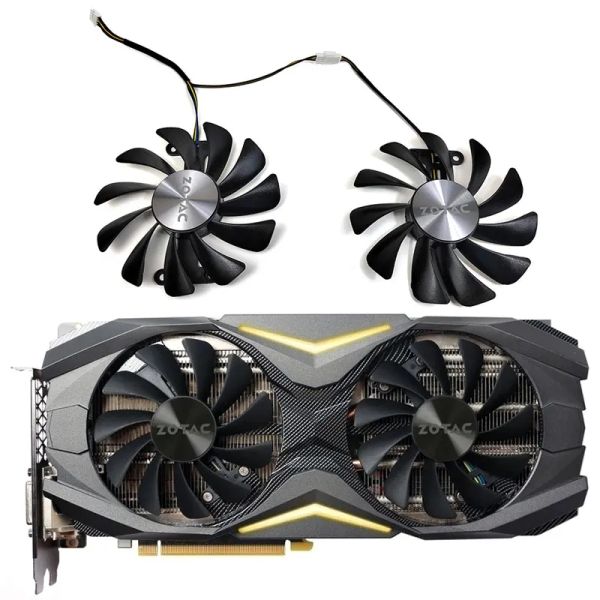 PADS ZOTAC 95MM 4PIN GAA8S2U GTX1080 1070 1060 Ventilador de resfriamento de GPU para ZOTAC GTX 1070 1080 TI GTX 1070TI 1080 TI AMP Edição