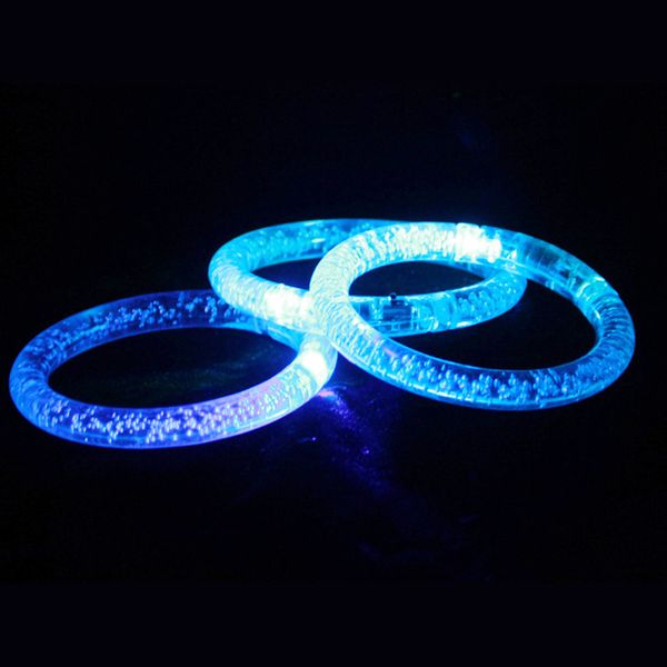 12 Stück/Los LED -Armband Licht batteriebetriebene blinkende blinkende Armbänder Lichter für Kinderbitday -Kindergeschenke Spielzeug