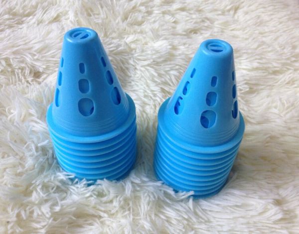 Giappone Skate Round Hole Anti-Win-Wind Slalom Cones Marker Roller Marking Cups Offer Deap Pattle Picco di pattinaggio Toast