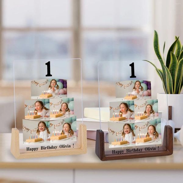 Cornici di compleanno personalizzato frame per per bambini amici film di compleanno regali personalizzati portarcaretratos felice