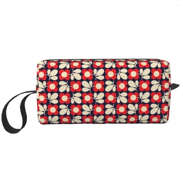 Kosmetische Taschen Custom Orla Kiely Flower Toilettenbeutel Frauen Make -up Organizer Lady Beauty Storage Dopp Kit Case Box Geschenke