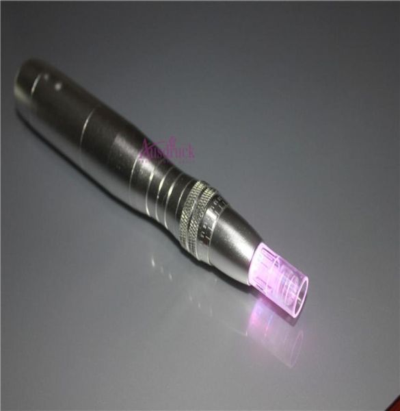 LED 7 colori Pon Electric Derma Pen Scar Scar Acne Rimozione Micro Micro Ago Auto Strumento Strumento di regolazione e Lunghezza dell'ago9862388