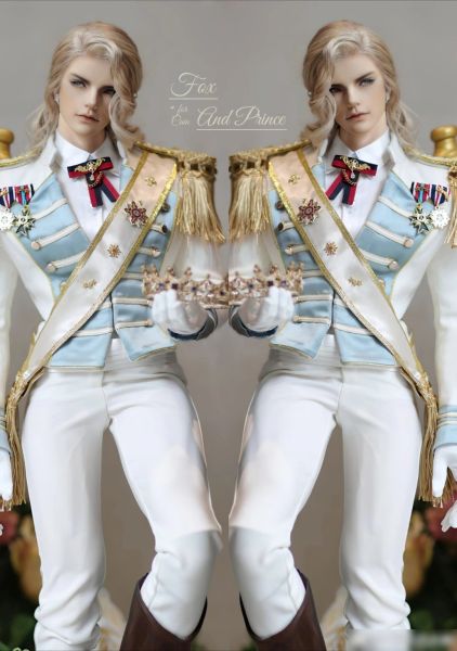 OUENEIFS HEDEN BJD DOLL TEAD SD 1/3 Resina 72 cm Toys Abito da uomo Collezione cosplay missionaria bianca e nera