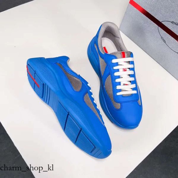 America Cup Sapatos de luxo baixo homens designers tênis de tênis homens brancos azul amarelo vermelho verde preto malha de borracha macia Frenulum tênis ao ar livre tênis de corrida 38-47 45