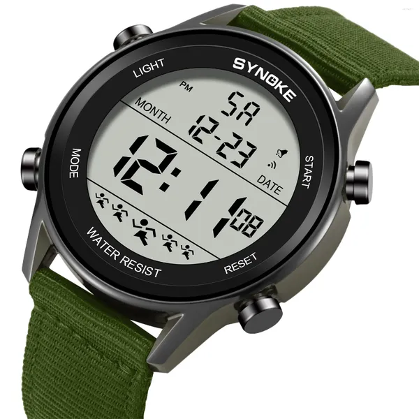 Relógios de pulso Mens relógios esportivos militares Strap Luminous Fashion Quartz for Men Waterper impermeabilizada Redimento de pulso
