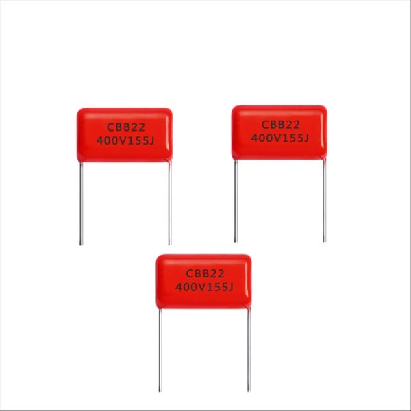 10pcs 63V 100V 250V 400V 450V 630V 2000V CBB 101 103 104 105 125J 221 222 223 224 225 332 333 334 Capacitor de filme de polipropileno