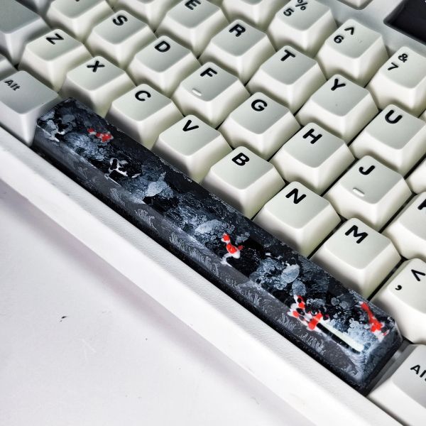 Accessori 1pc 6.25u Profilo OEM Spacebar Keycaps fatti a mano KeyCaps artigiani per la tastiera meccanica di switch ciliegia