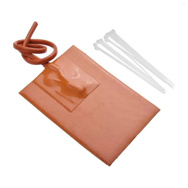 Tappeti per cuscinetto del riscaldamento in silicone del serbatoio del serbatoio del blocco motore 100w 9x13 cm Piastra di riscaldamento resistente all'alta temperatura durevole