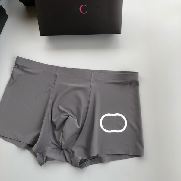 Sommer Luxusmarken -Designer Unterwäsche reines Baumwollsticker Boxer sexy Unterhose gemischte Farben 3pcs/Los mit Box.