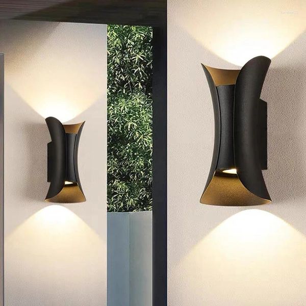Настенные лампы современные светодиодные светильники садовые светлые водонепроницаемые раковины