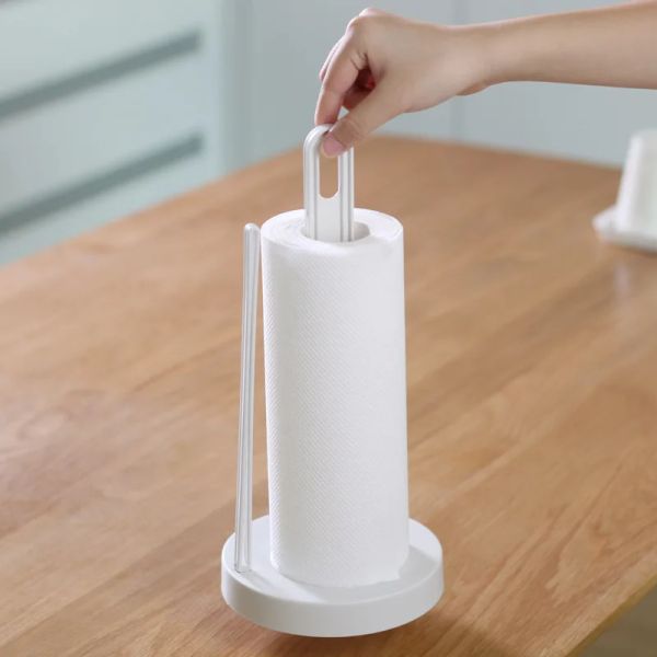 Круглый рулонный бумажный полотенце подставка для столешницы организатор ванной комнаты туалетная стойка для хранения тканей