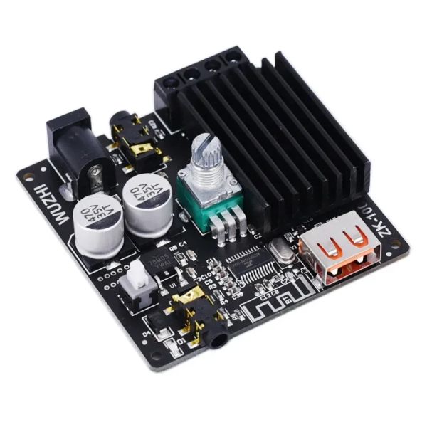 ZK-1002M 100W+100W Bluetooth 5.0 Güç Ses Amplifikatör Kart stereo amplifikatör amplifikador ev sineması aux usb for Bluetooth 5.0 Güç Amfi