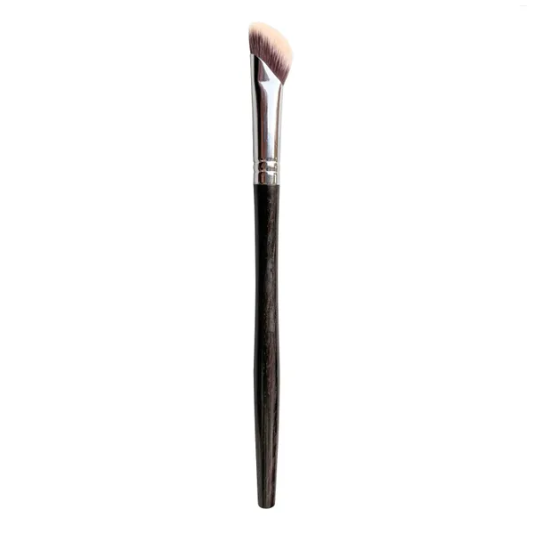 Make -up Pinsel Ea17 Professionelle weiche synthetische Fasergewinkelte Lidschattenpinsel Ebony Holzgriff Make -up Make -up