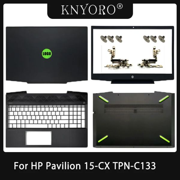 HP Pavilion Oyunları için Yeni Çerçeveler 15cx TPNC133 Dizüstü Bilgisayar LCD Arka Kapak/Ön Çarşamba/Menteşe/Palming/Alt Kılıf Üst ​​L20314001 Yeşil